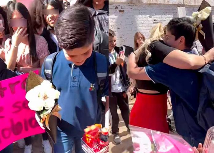 Niño se le declara a su maestra: '¿Quiere ser mi novia?'