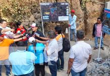 Foto: Revestimiento de cauce en el barrio Germán Pomares / TN8