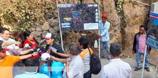 Foto: Revestimiento de cauce en el barrio Germán Pomares / TN8