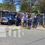 Investigan muerte de un hombre en un autolavado de Ciudad Sandino Foto: Investigación policial por un homicidio en un autolavado en Ciudad Sandino / TN8