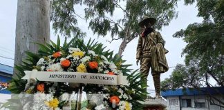 Foto: MINED se suma a la celebración del legado de Sandino / TN8