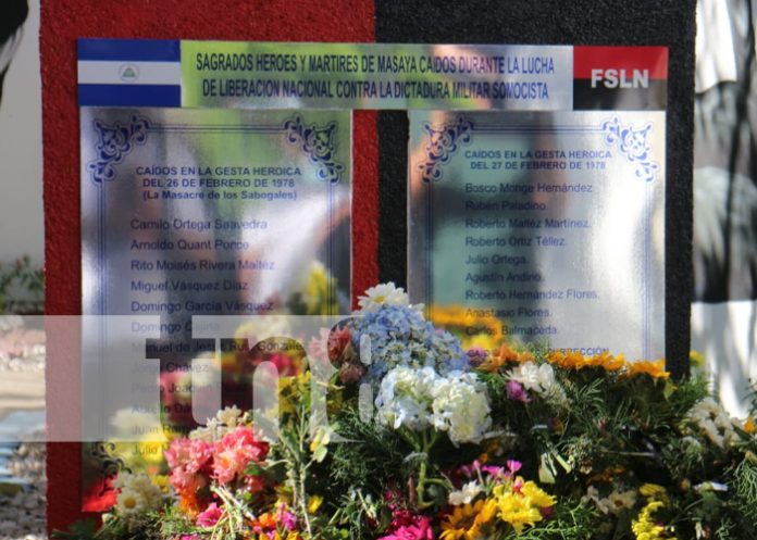 Masaya conmemora héroes y mártires de la gesta de los sabogales