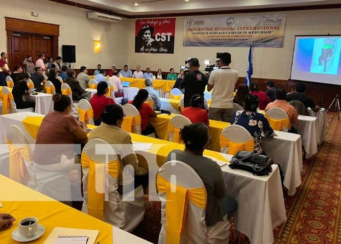 Foto: Sindicalistas latinoamericanos realizan encuentro en Nicaragua / TN8