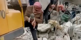 "Parió" entre los escombros tras apocalíptico de terremoto en Siria ¡Milagro!