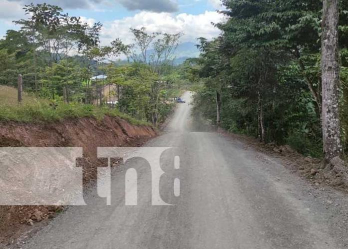 Foto: Mejoramiento de caminos en Siuna / TN8