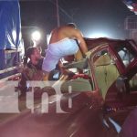 Al menos dos muertos por fuerte accidente en carretera Río Blanco-Siuna Foto: Accidente de tránsito cobra dos vidas entre Río Blanco y Siuna / TN8