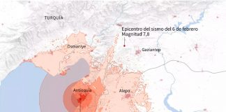 Seis muertos dejó el terremoto de 6.3 en la frontera entre Turquía y Siria