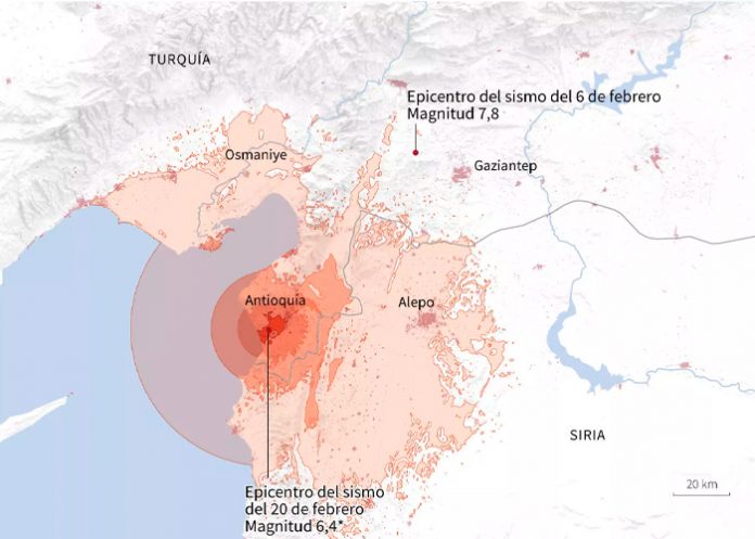 Seis muertos dejó el terremoto de 6.3 en la frontera entre Turquía y Siria
