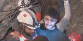 Bebió su propia orina para sobrevivir entre los escombros en Turquía