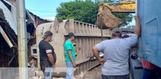 Foto: Emergencia en Managua por accidente con volquete / TN8