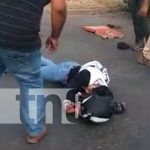 Foto: Accidente de tránsito en el sector de Bosques de Xiloá / TN8