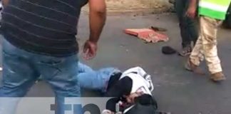 Foto: Accidente de tránsito en el sector de Bosques de Xiloá / TN8