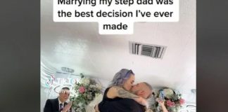 ¡De locos! Mujer presume matrimonio con su padrastro y las redes estallan