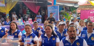 Autoridades presentan Cartilla, Mujer, familias en el mercado Municipal de Juigalpa
