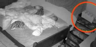 Espíritu maligno es captado en video en cuartos de bebés