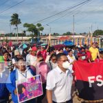 Foto: Caminata en homenaje a las mujeres en Bilwi, Matagalpa y Granada / TN8