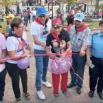Autoridades locales de Diriamba inauguran primera etapa del parque central Autoridades locales de Diriamba inauguran primera etapa del parque central