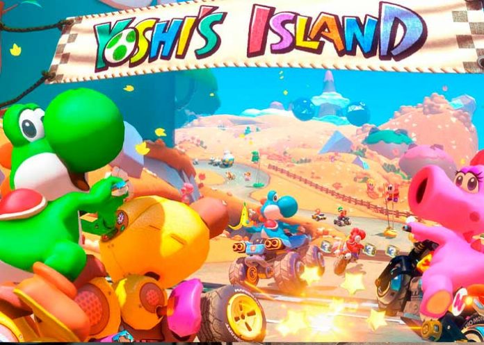 Conocé el nuevo circuito de Yoshi's Island en Mario Kart 8 Deluxe