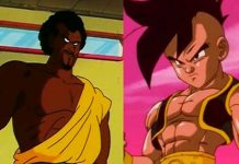 Dragon Ball: Uub entrena con el Rey Chapa en una ilustración de Toyotaro Dragon Ball: Uub entrena con el Rey Chapa en una ilustración de Toyotaro