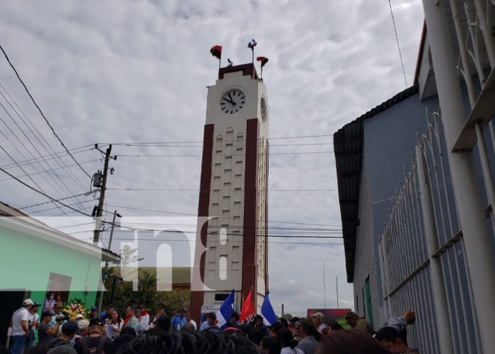 Foto: Histórico: Inauguración del mejoramiento del reloj icónico de Diriamba / TN8