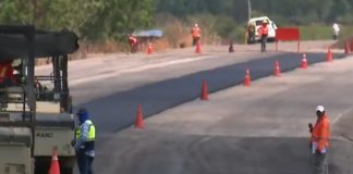 Foto: Firme proyecto de ampliación de carretera que va de Tipitapa a San Benito / TN8