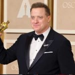 Brendan Fraser es premiado con un Óscar por su actuación en “La Ballena”