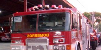 Bomberos Unidos envían dos camiones contra incendios hacia Dipilto, Nueva Segovia