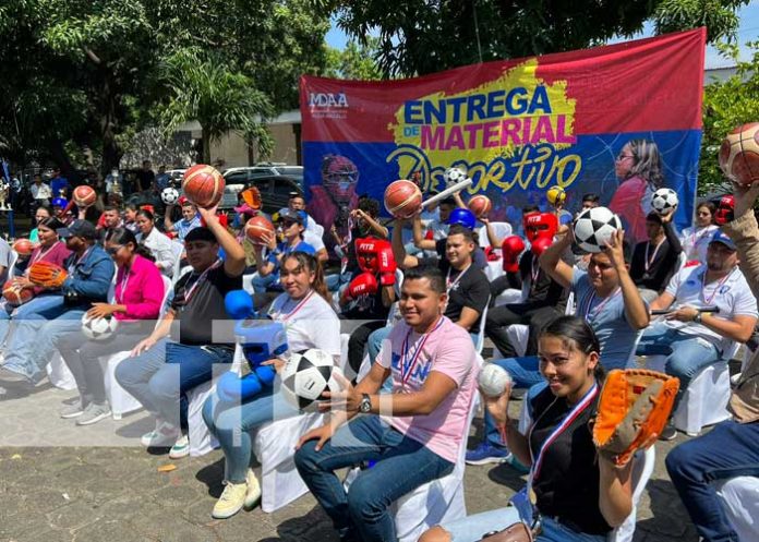 Minjuve entregó material a coordinadores departamentales del Movimiento Deportivo Alexis Argüello