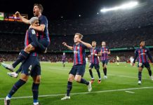 Kessie le da la victoria al Barcelona en el Clásico