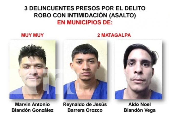 Foto: Policía Nacional de Matagalpa pone tras las rejas a 16 delincuentes / TN8