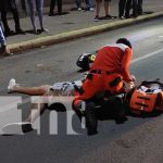 Accidente de tránsito deja a motociclista en estado grave en Jinotepe Foto: Accidente de tránsito deja a motociclista en estado grave en Jinotepe / TN8