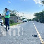 Supuesta imprudencia de ciclista provoca accidente de tránsito en Jalapa Foto: Supuesta imprudencia de ciclista provoca accidente de tránsito en Jalapa / TN8