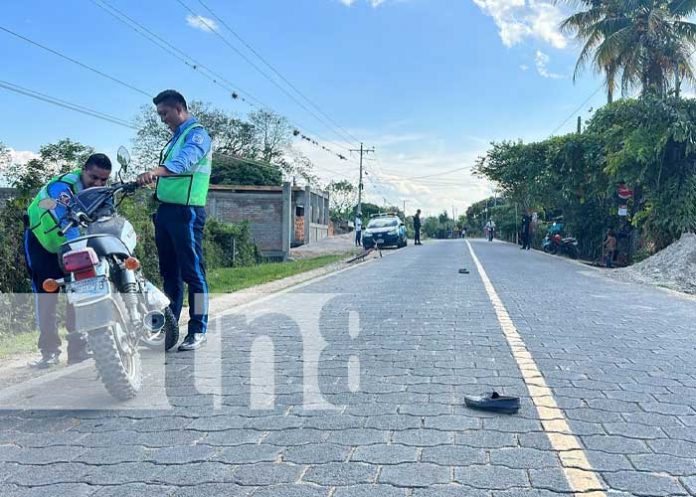 Foto: Supuesta imprudencia de ciclista provoca accidente de tránsito en Jalapa / TN8