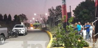 Inauguran en Nandaime luminarias públicas en diferentes sectores