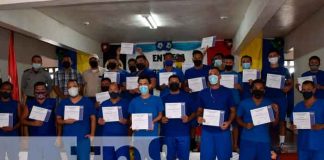 Privados de libertad culminaron curso técnico en Bluefields