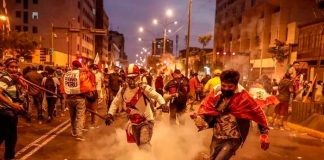 Joven muere tras recibir 36 perdigones en una protesta de Perú