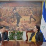 Encuentro con embajadora de Nicaragua en Venezuela