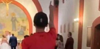 Chavalo grita "yo me opongo", durante una boda y se va "jalado" como si nada