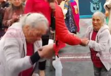 Abuelita de 103 años demuestra que aún se mantiene en “forma” para bailar Abuelita de 103 años demuestra que aún se mantiene en “forma” para bailar