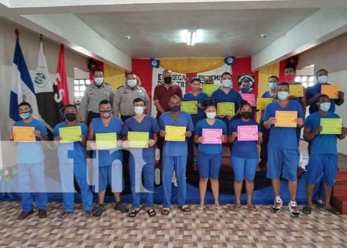 Entrega de estímulos a presos con buen comportamiento en Estelí y Bluefields