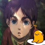 Anuncian colaboración entre Attack on Titan y Gudetama