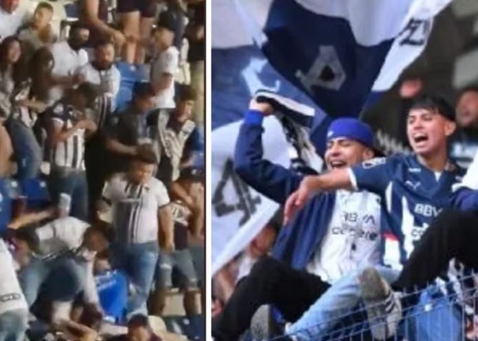 Foto: Liga MX: Enfrentamiento entre hinchas del Monterrey (VIDEO) / Cortesía