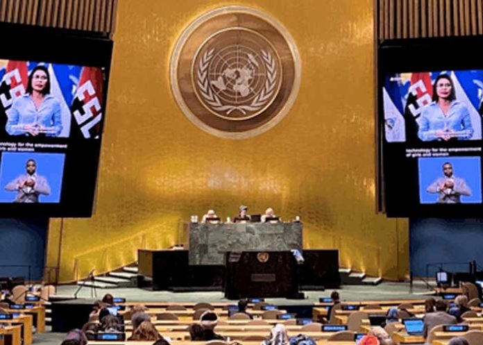 Representante de Nicaragua participó en 67 sesión, comisión, condición jurídica de la mujer