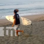 Realizan Torneo Nacional de Surf en Las Peñitas, León Foto: Realizan Torneo Nacional de Surf en Las Peñitas, León / TN8