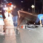 Motociclista y acompañante ebrios se accidentan en Matiguás, Matagalpa Foto: Motociclista y acompañante ebrios se accidentan en Matiguás, Matagalpa / TN8