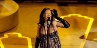 Rihanna interpreta tema en premios Oscar y cautiva a todo el público