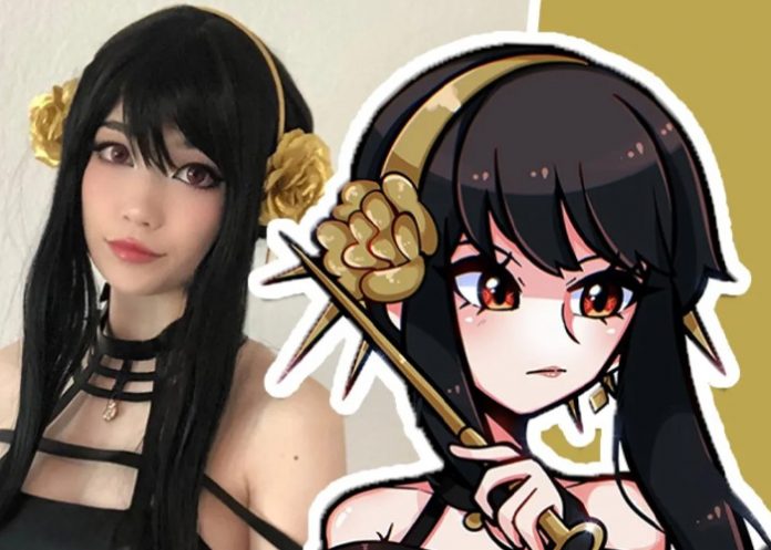 Modelo realiza cosplay de Yor Forger del anime Spy x Family