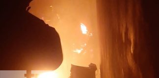 Incendio deja dos cuartos quemados en una vivienda en Diriamba, Carazo