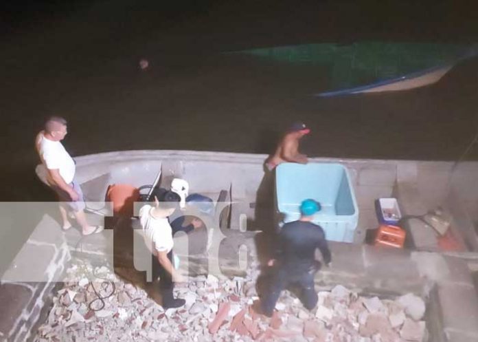 Una persona lesionada tras el choque de dos pangas en la bahía de Bluefields