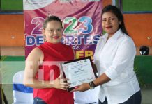 Mujeres deportistas fueron homenajeadas en Jinotega Foto: Mujeres deportistas fueron homenajeadas en Jinotega / TN8